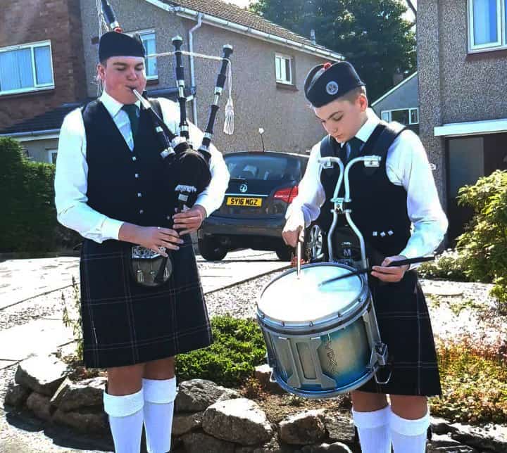 Young pipers