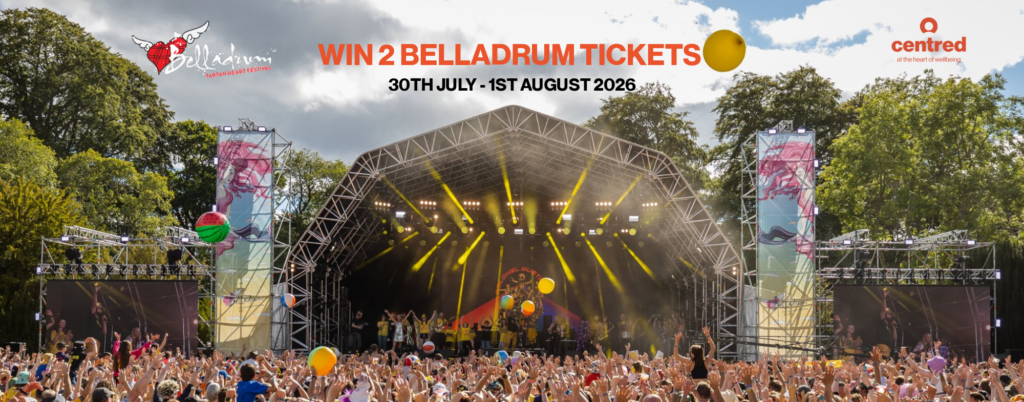 Photo of Belladrum festival with stage and crowds